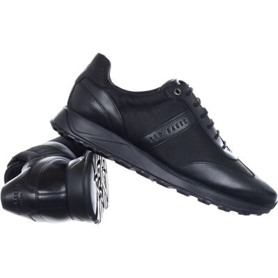 TED BAKER LONDON - Pantofi cu toc jos Marckus negri negru 42 male TED BAKER LONDON - Pantofi cu toc jos Marckus negri negru 42 male