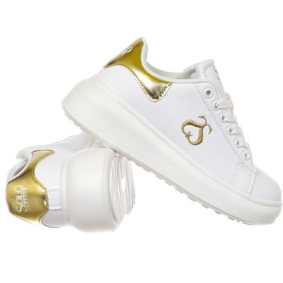 Adidasi pentru fete SOLO SOPRANI COUTURE alb 28 unisex Adidasi pentru fete SOLO SOPRANI COUTURE alb 28 unisex