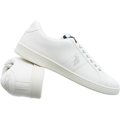 Pantofi bărbătești US Polo Assn. Bak001-Whi alb 41 male Pantofi bărbătești US Polo Assn. Bak001-Whi alb 41 male