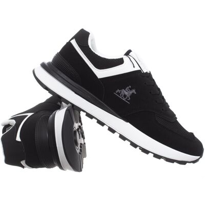 U.S. GRAND POLO EQUIPMENT & APPAREL Teniși low-top pentru bărbați US GRAND POLO negru 42 male U.S. GRAND POLO EQUIPMENT & APPAREL Teniși low-top pentru bărbați US GRAND POLO negru 42 male