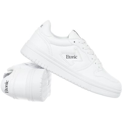 Teniși Etonic Playmaker albi alb 41 male Teniși Etonic Playmaker albi alb 41 male