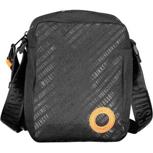 Geantă de umăr bărbătească neagră Bikkembergs negru One size unisex Geantă de umăr bărbătească neagră Bikkembergs negru One size unisex
