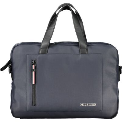 Servietă bărbătească albastră Tommy Hilfiger negru One size unisex Servietă bărbătească albastră Tommy Hilfiger negru One size unisex