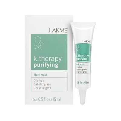 Lakmé K.Therapy Purifying Matt Mask peeling șampon pentru păr gras 6 x 15 ml Lakmé K.Therapy Purifying Matt Mask peeling șampon pentru păr gras 6 x 15 ml