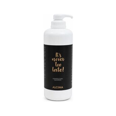 Alcina It's never too late! Coffein Vital Shampoo sampon hranitor pentru par subtire 1250 ml Alcina It's never too late! Coffein Vital Shampoo sampon hranitor pentru par subtire 1250 ml