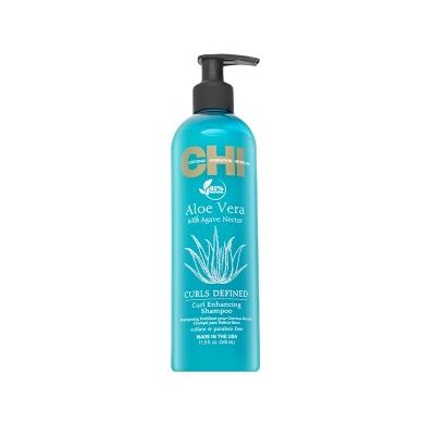 CHI Aloe Vera Curls Defined Curl Enhancing Shampoo șampon hrănitor pentru păr creț 340 ml CHI Aloe Vera Curls Defined Curl Enhancing Shampoo șampon hrănitor pentru păr creț 340 ml