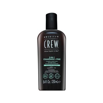 American Crew 3 în 1 Șampon, Balsam și Gel de Duș cu Mușețel & Pin (250ml) American Crew 3 în 1 Șampon, Balsam și Gel de Duș cu Mușețel & Pin (250ml)