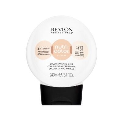 Revlon Nutri Color Filters Light Beige - Masca pentru păr Revlon Nutri Color Filters Light Beige - Masca pentru păr
