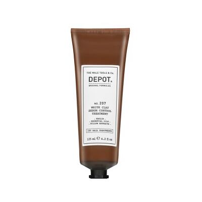 Depot No. 207 White Clay Sebum Control Treatment mască pentru întărire și regenerator 125 ml Depot No. 207 White Clay Sebum Control Treatment mască pentru întărire și regenerator 125 ml