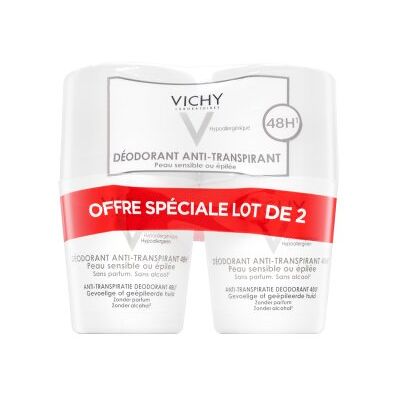 Deodorant roll-on Vichy pentru piele foarte sensibilă sau epilată - Antiperspirant 48h - Pentru piele foarte sensibilă sau epilată Roll-On (2 x 50ml) Deodorant roll-on Vichy pentru piele foarte sensibilă sau epilată - Antiperspirant 48h - Pentru piele foarte sensibilă sau epilată Roll-On (2 x 50ml)