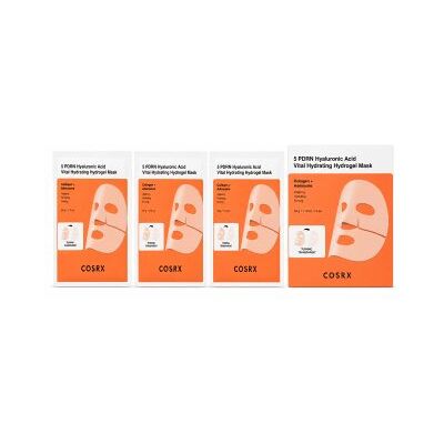 COSRX masca hidrogel 5 PDRN Hyaluronic Acid Vital Hydrating Hydrogel Mask 3 x 34 g COSRX masca hidrogel 5 PDRN Hyaluronic Acid Vital Hydrating Hydrogel Mask 3 x 34 g
