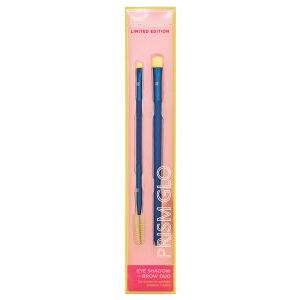 Real Techniques Prism Glo Eyeshadow + Brow Duo Eye Brush Set set de pensule pentru sprâncene Real Techniques Prism Glo Eyeshadow + Brow Duo Eye Brush Set set de pensule pentru sprâncene