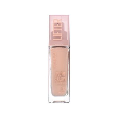 Maybelline Lifter Plump & Glow SPF 15 Foundation fond de ten lichid pentru o piele luminoasă și uniformă 102 30 ml Maybelline Lifter Plump & Glow SPF 15 Foundation fond de ten lichid pentru o piele luminoasă și uniformă 102 30 ml