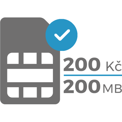 Secutek Cartela SIM activată (200 CZK / 200 MB) Secutek Cartela SIM activată (200 CZK / 200 MB)