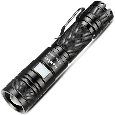 Lanternă reîncărcabilă Supfire A2 LED Luminus SST-40-W 650lm, USB, Li-ion Lanternă reîncărcabilă Supfire A2 LED Luminus SST-40-W 650lm, USB, Li-ion