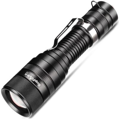 Lanternă Supfire F5 LED reîncărcabilă Luminus SST-40 1100lm, USB, Li-ion Lanternă Supfire F5 LED reîncărcabilă Luminus SST-40 1100lm, USB, Li-ion