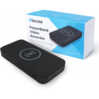 Cameră spion 2K integrată într-o baterie externă cu încărcare wireless Secutek MDCP10 Cameră spion 2K integrată într-o baterie externă cu încărcare wireless Secutek MDCP10
