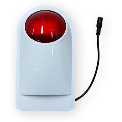 Secutek Sirenă stroboscopică wireless de 110 dB pentru centrală de alarmă Secutek Sirenă stroboscopică wireless de 110 dB pentru centrală de alarmă