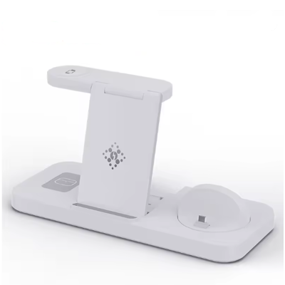 MXM Încărcător multiplu pentru telefoane mobile B21 – alb, 6-în-1, wireless, pentru Samsung, Huawei și iPhone MXM Încărcător multiplu pentru telefoane mobile B21 – alb, 6-în-1, wireless, pentru Samsung, Huawei și iPhone