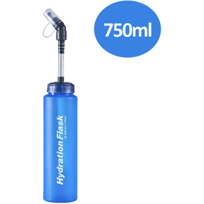 MXM Sticlă pliabilă din silicon pentru apă, 0,75 L - albastră MXM Sticlă pliabilă din silicon pentru apă, 0,75 L - albastră