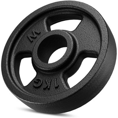 Greutăti din font Tri-Grip 1 kg cu gaură ø31 mm - Marbo Sport Greutăti din font Tri-Grip 1 kg cu gaură ø31 mm - Marbo Sport