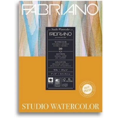 8001348178408 FABRIANO Watercolour Studio 200g 22.9x30.5cm 20lapos akvarell bloc 8001348178408 FABRIANO Watercolour Studio 200g 22.9x30.5cm 20lapos akvarell bloc