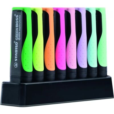 Set de markere Stabilo Green Boss - Pastel și Neon Set de markere Stabilo Green Boss - Pastel și Neon
