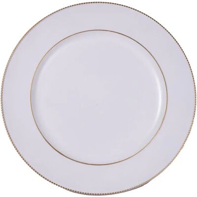5996524458203 IRIS QX 676569 Plastic tavă aur decor széllel 33cm Alb 5996524458203 IRIS QX 676569 Plastic tavă aur decor széllel 33cm Alb