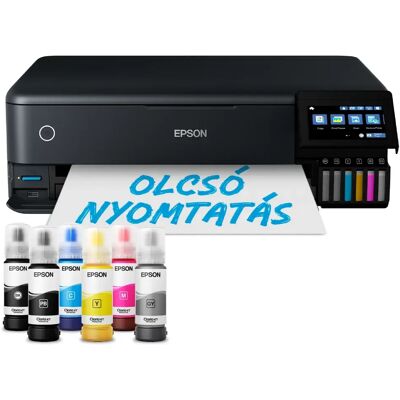 8715946676388 EPSON EcoTank L8180 imprimantă foto MFP 1800 fotóra suficient cu cerneală WiFi/USB/LAN 8715946676388 EPSON EcoTank L8180 imprimantă foto MFP 1800 fotóra suficient cu cerneală WiFi/USB/LAN