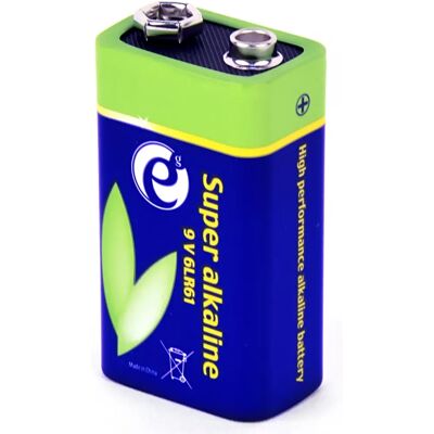 8716309104340 GEMBIRD Super Alkaline 9 volt element (E) 1buc 8716309104340 GEMBIRD Super Alkaline 9 volt element (E) 1buc