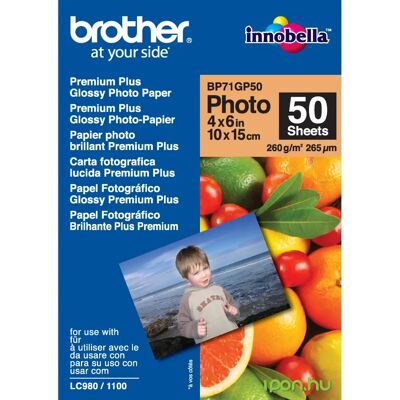 4977766658430 BROTHER BP-71GP50 Premium Plus hârtie foto 10cm x 15cm (50 lap) 4977766658430 BROTHER BP-71GP50 Premium Plus hârtie foto 10cm x 15cm (50 lap)