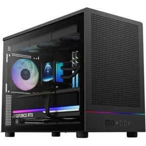 GAMDIAS Athena M4M Tempered Glass negru GAMDIAS Athena M4M Tempered Glass negru