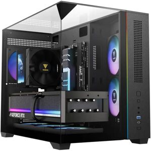 GAMDIAS Atlas M3M Tempered Glass negru GAMDIAS Atlas M3M Tempered Glass negru