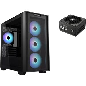 Asus A21 Plus TG ARGB negru + 850W TUF Gaming sursă A21 PLUS/ARGB FANS/EPS+TUF-GAMING-85 Asus A21 Plus TG ARGB negru + 850W TUF Gaming sursă A21 PLUS/ARGB FANS/EPS+TUF-GAMING-85