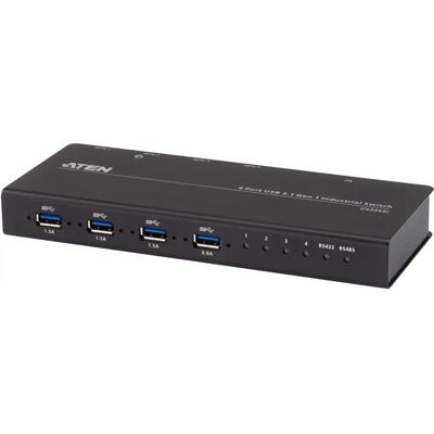 4719264647574 ATEN US3344I 4 x 4 USB 3.2 Gen 1 Industrial Hub Switch 4719264647574 ATEN US3344I 4 x 4 USB 3.2 Gen 1 Industrial Hub Switch