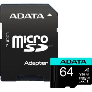 ADATA Premier Pro 64GB MicroSDXC 80 MB/s AUSDX64GUI3V30SA2-RA1 ADATA Premier Pro 64GB MicroSDXC 80 MB/s AUSDX64GUI3V30SA2-RA1