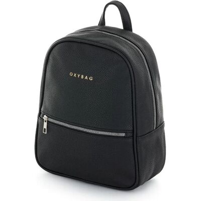 OXYBAG Geantă de Mână din Piele Neagră DIXY pentru Femei - Backpack OXYBAG Geantă de Mână din Piele Neagră DIXY pentru Femei - Backpack