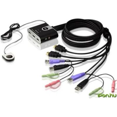Aten CS692-AT 2-Port USB HDMI/Audio Cable KVM Switch Aten CS692-AT 2-Port USB HDMI/Audio Cable KVM Switch