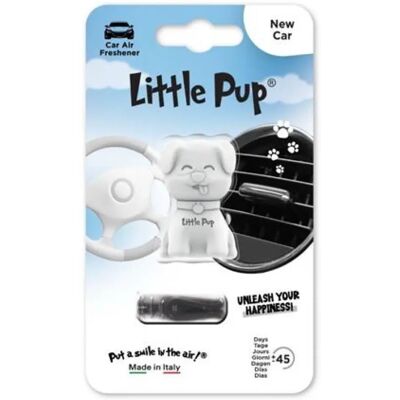 7640186843607 LITTLE PUP Odorizant auto în orificiul de aerisire New Car alb 7640186843607 LITTLE PUP Odorizant auto în orificiul de aerisire New Car alb