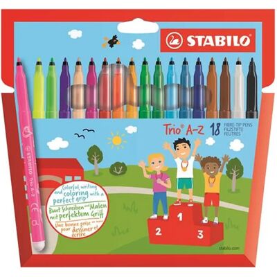 Marcator fin A–Z de STABILO - Marca Colorată Marcator fin A–Z de STABILO - Marca Colorată