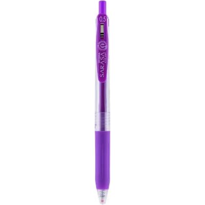 4901681351381 ZEBRA Sarasa Clip Gel stilou 0.33 mm apasa butonul lila 4901681351381 ZEBRA Sarasa Clip Gel stilou 0.33 mm apasa butonul lila