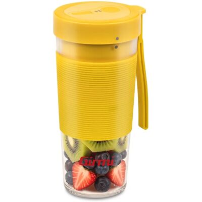 8055176405557 GIRMI FR11 portabil blender USB cu acumulator 450ml Galben 8055176405557 GIRMI FR11 portabil blender USB cu acumulator 450ml Galben