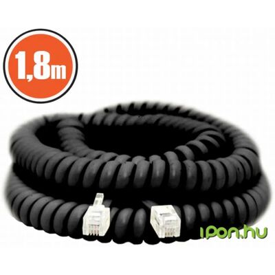 5999544112803 DELIGHT RJ-10 Conector Negru 1.8m 20170 5999544112803 DELIGHT RJ-10 Conector Negru 1.8m 20170