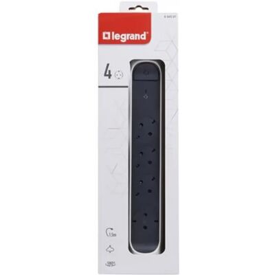3414971944367 LEGRAND 694507 Premium 4 priză Splitter 1.5m alb-negru rotabil 3414971944367 LEGRAND 694507 Premium 4 priză Splitter 1.5m alb-negru rotabil