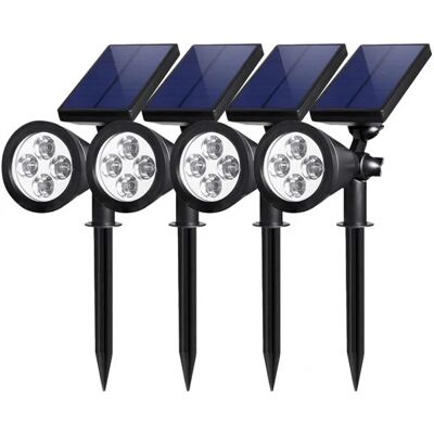 5999004697635 TOO GS-SL003B-4LED de aer liber solar LED lampă 2buc 5999004697635 TOO GS-SL003B-4LED de aer liber solar LED lampă 2buc