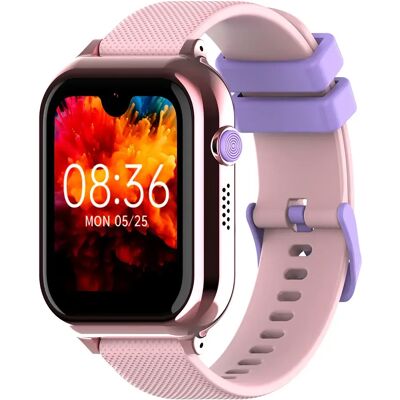 KIDSAFE Ultra Plus e-SIM 4G copil SmartWatch maghiar cu meniu roz KIDSAFE Ultra Plus e-SIM 4G copil SmartWatch maghiar cu meniu roz