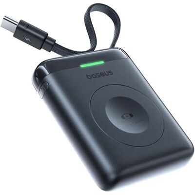 BASEUS EnerFill FW11 cablu fără Apple Watch powerbank 1640mAh 5W negru E0205301 BASEUS EnerFill FW11 cablu fără Apple Watch powerbank 1640mAh 5W negru E0205301