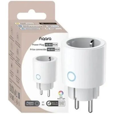 AQARA Power Plug H2 EU RGB inteligent priză SP-P05D AQA-KON-PLUGH2RGB AQARA Power Plug H2 EU RGB inteligent priză SP-P05D AQA-KON-PLUGH2RGB