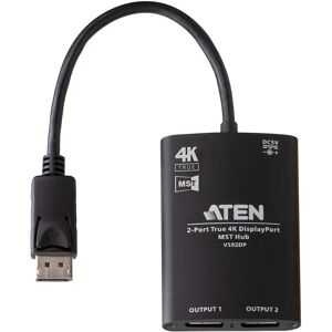 Aten DisplayPort 1.2/1.2a Splitter Negru 15cm VS92DP Aten DisplayPort 1.2/1.2a Splitter Negru 15cm VS92DP