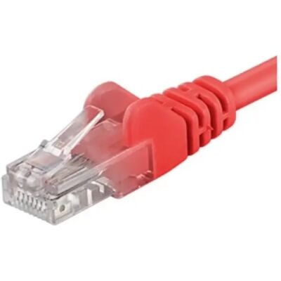 PremiumCord 10m Roșu UTP CAT 5e Cablu de Rețea - RJ45 PremiumCord 10m Roșu UTP CAT 5e Cablu de Rețea - RJ45